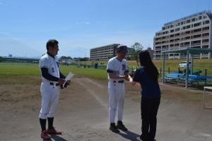表彰式風景（Bブロック準優勝）